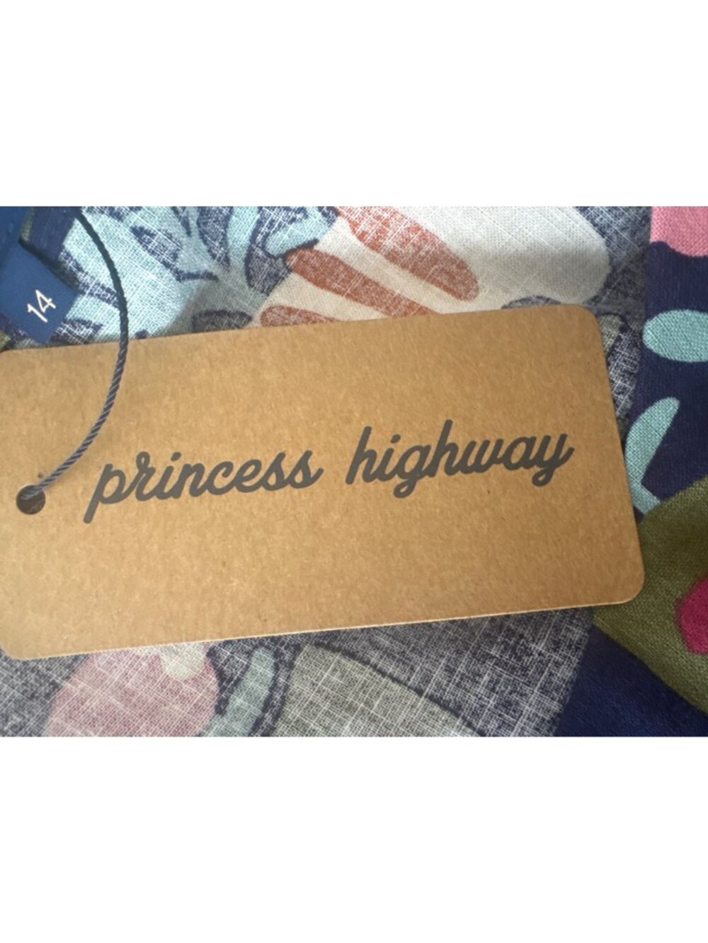 Princess Highway Size 10 Cat Vase Print Top Relaxed Fit Short Sleeve New This ne - Picture 8 of 13